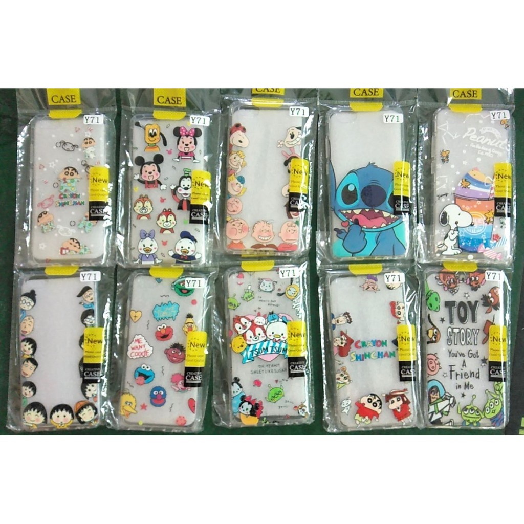 Softcase karakter casing Vivo Y71 Y81/Y83 vivo Z1pro