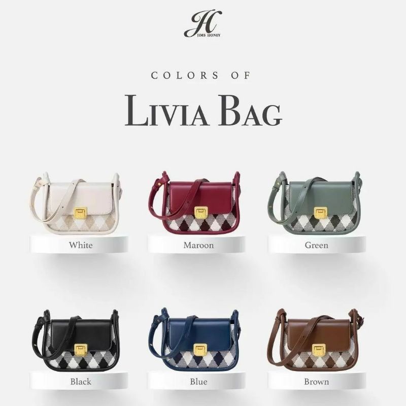Jims Honey Livia Bag Tas Wanita Tas Slempang Merek JimsHoney