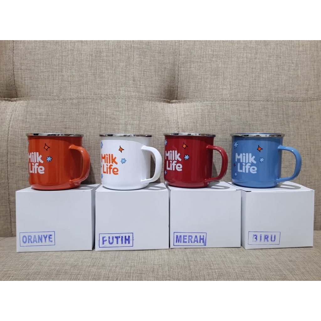 Mug Enamel BT 21 Milk Life