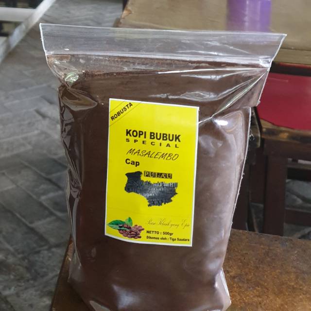 

Kopi Robusta Cap pulau masalembu 500gr