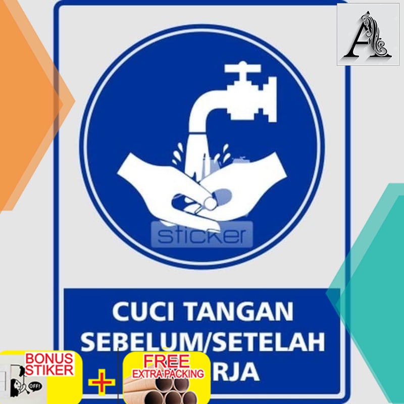 

Terlaris plat acrylic cuci tangan /sign label akrilik/sign board custom/stiker