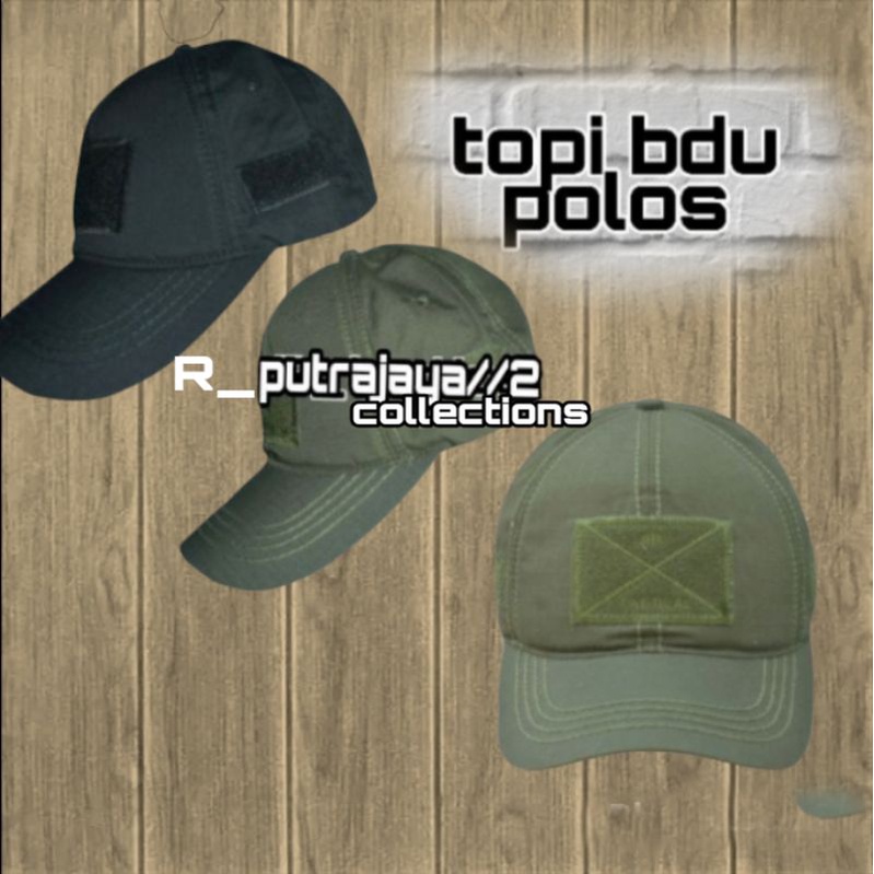 topi bdu hitam polos/topi bdu /topi army/topi bdu tni