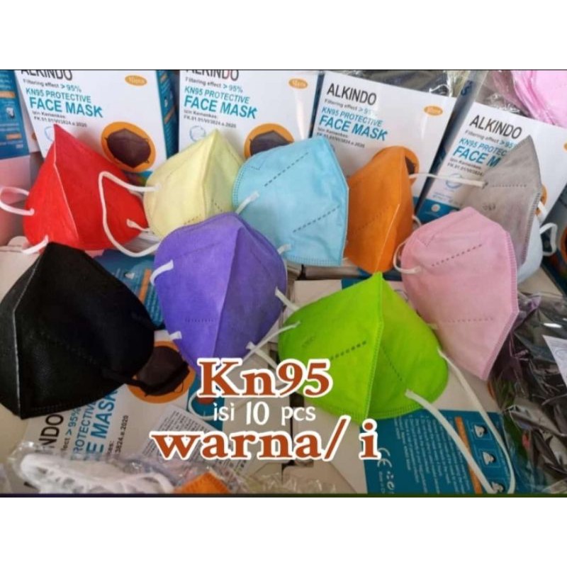 

KN 95 Warna-warni isi 10