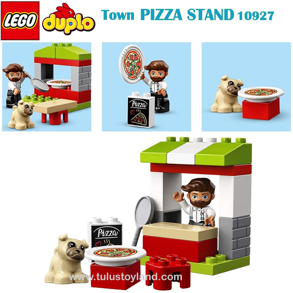 LEGO Original DUPLO Town Playroom 10925 Bedroom 10926 Pizza Stand 10927 ASLI Mainan Susun Balok