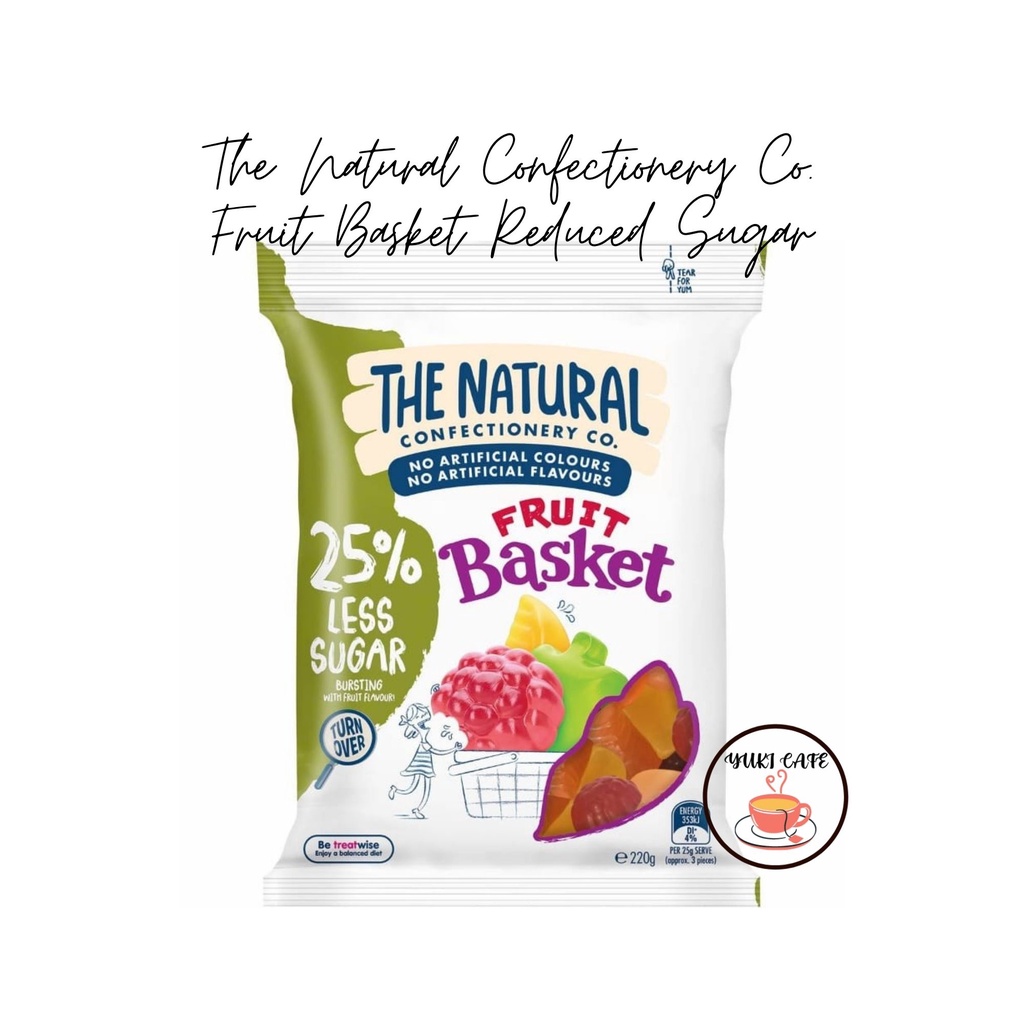 

JELI - THE NATURAL CONFECTIONERY CO. FRUIT BASKET REDUCED SUGAR
