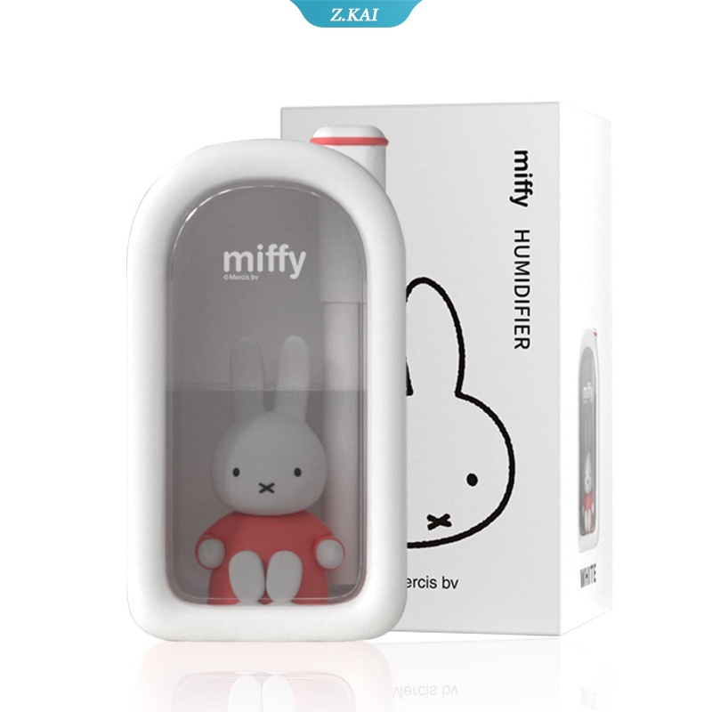 Miffy X MIPOW Humidifier Pelembab Udara Aromaterapi Essential Oil Kapasitas 380ml Dengan Lampu Malam LED