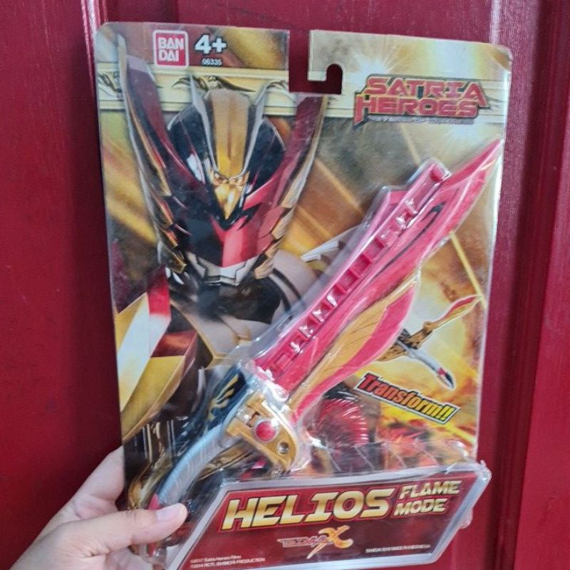 bandai bima x satria heroes helios flame mode