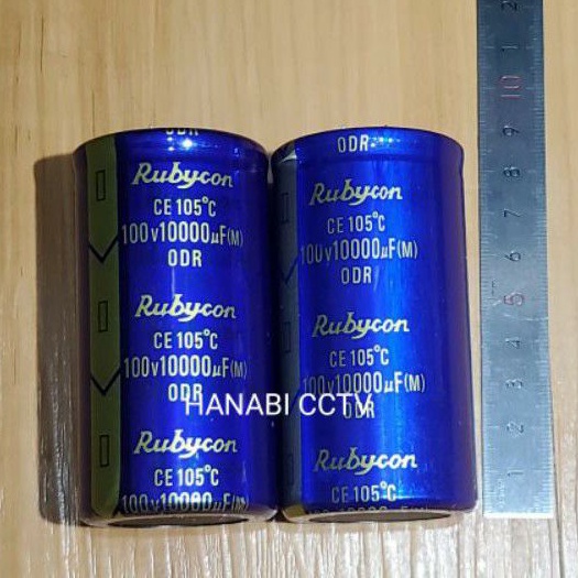 Elco 10000uf 100v Rubycon Biru