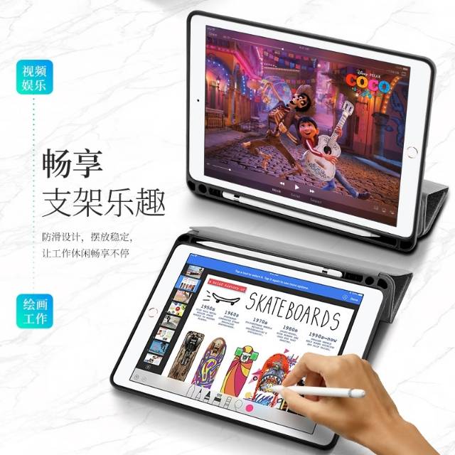 Dux Ducis Domo Ipad 9.7 10.5 10.2 pro 11 12.9 Flip Air 4 5 IPAD MINI 4 5 6 Ipad 10 2022 smart case cover Apple Pencil Holder