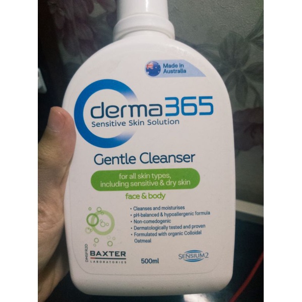DERMA 365 GENTLE CLEANSER// TERMURAH// PRELOVED // ORIGINAL