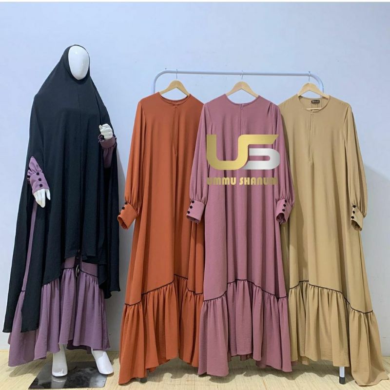GAMIS SYAR'I SET SADIYA KHIMAR JUMBO