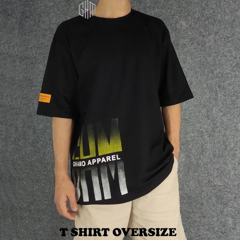 Baju Kaos Oversize Terbaru  Kaos Oversize Original GHM  Baju Kaos Oversize Pria dan Wanita