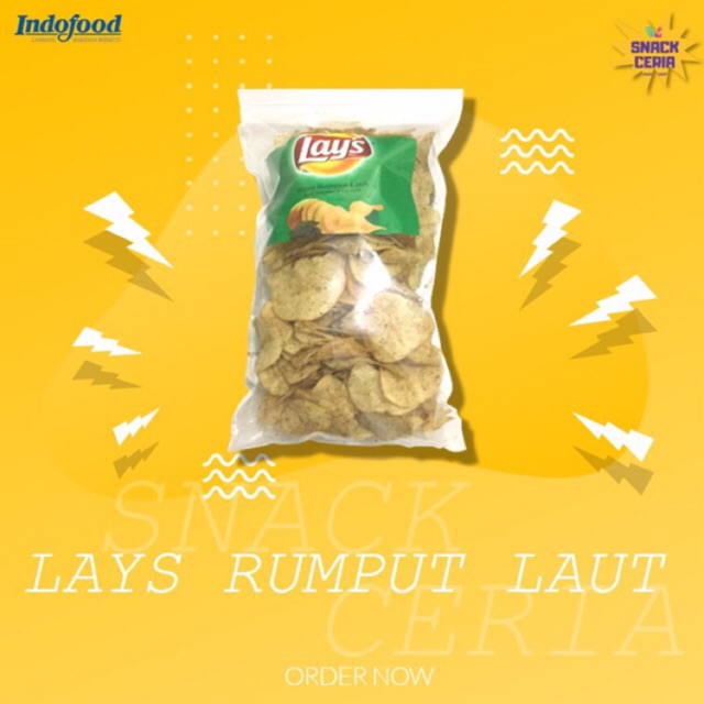 

LAYS RUMPUT LAUT 250GR ORIGINAL SNACK KILOAN