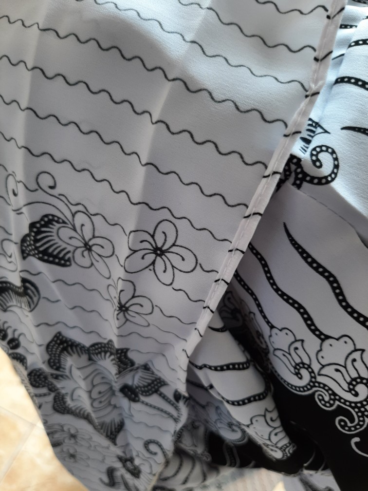 Gamis Kerja Pgri Batik  Pns Asn Pdh Pemda Seragam Guru Formal Baju Wanita Cewe