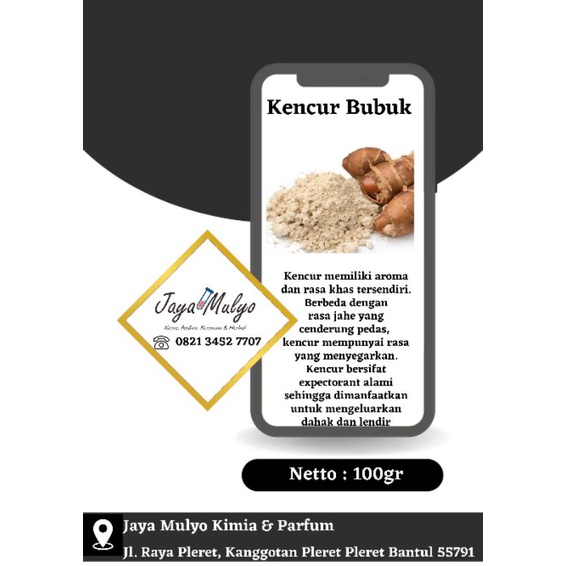 

Kencur Bubuk (100gr)