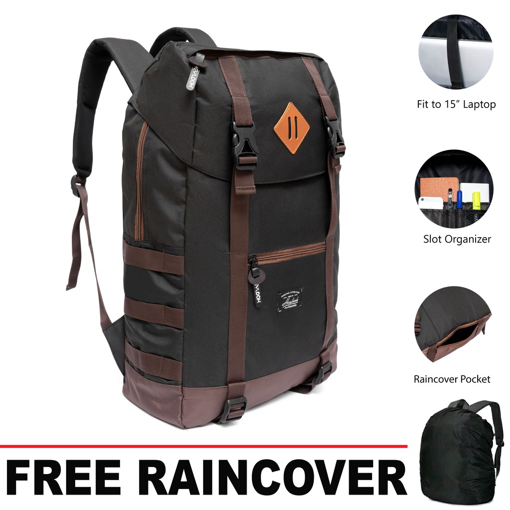 (FREE RAINCOVER) TAS RANSEL PRIA BACKPACK BOOGIE TAS RANSEL