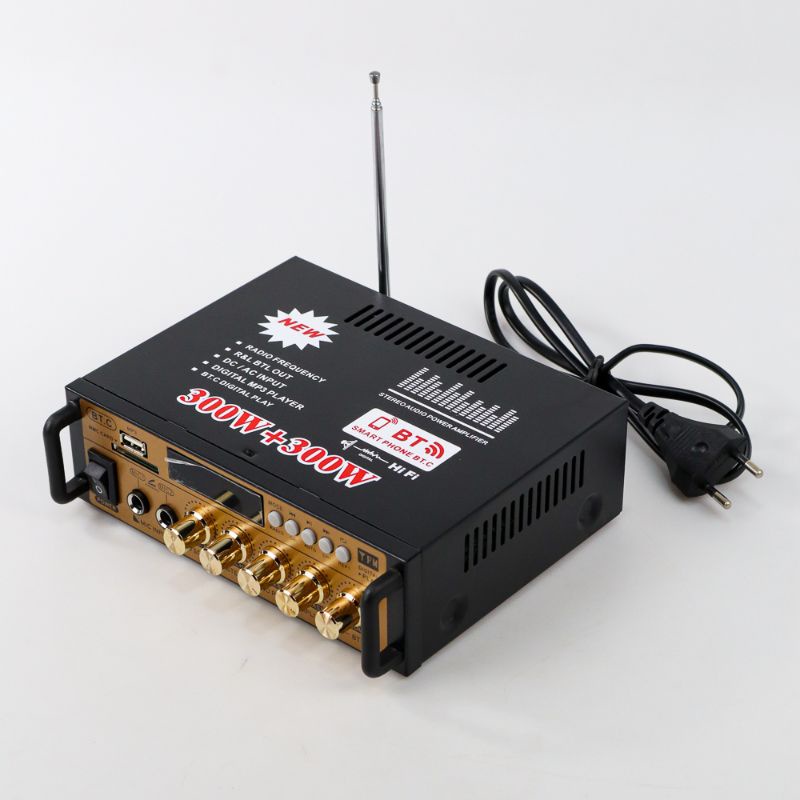 Taffware Audio Bluetooth Amplifier HiFi 300Wx2 Remote Control - BT-198E-ECHO