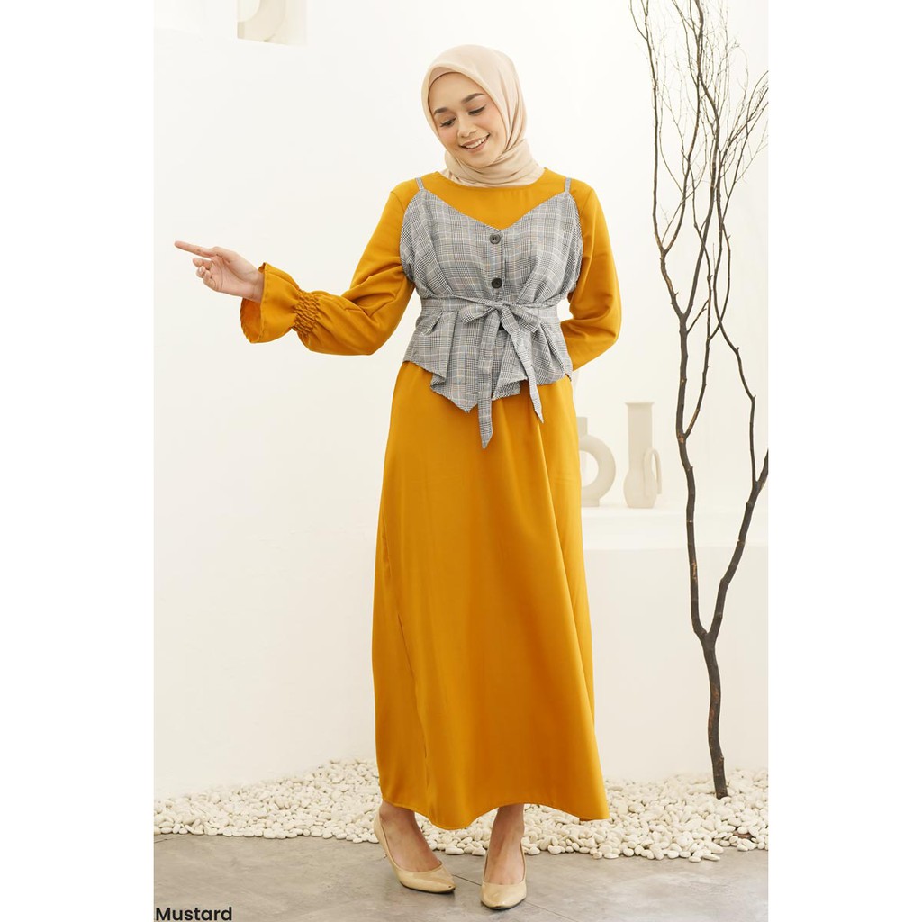 Long Dress Shakila Dres Wanita