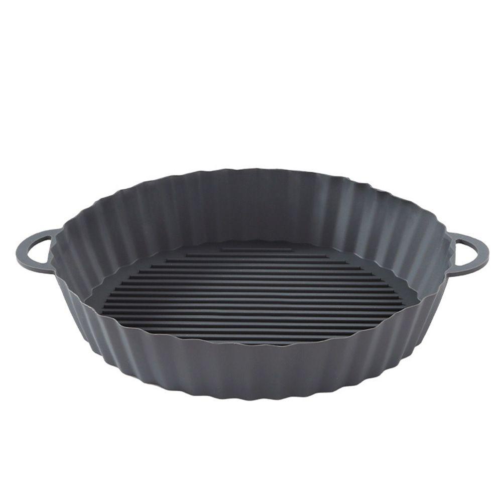 Panci Silikon Nanas Masak Lembut Reusable Pizza Plate Baking Basket