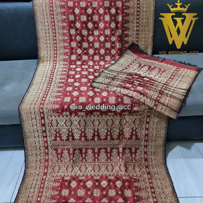 songket palembang Tenun asli