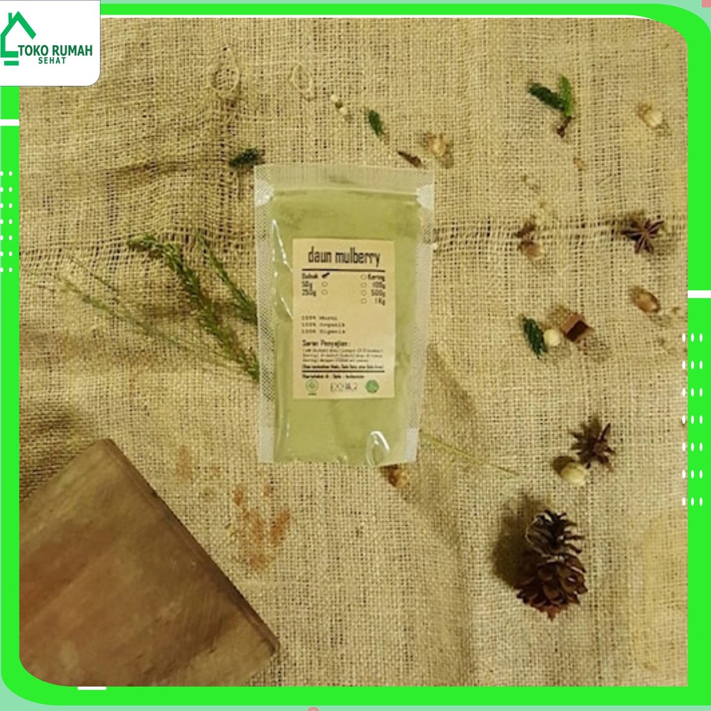 

DAUN MULBERRY / MURBEI 1 KG - Morus Alba L - MURNI - JSR -REMPAH