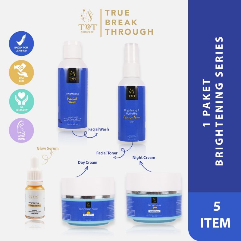 [ 1paket ] TBT SKIN CARE-paket skincare BPOM mencerahkan wajah, mencegah jerawat