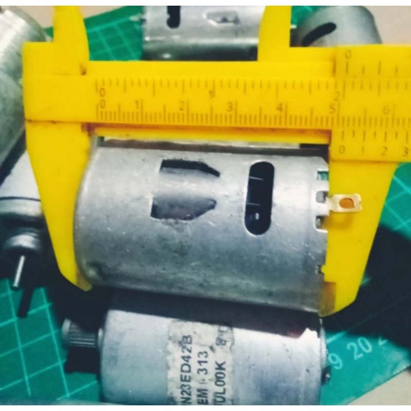 Motor permanen magnet 12-24vdc rpm tinggi bisa buat bor PCB dll