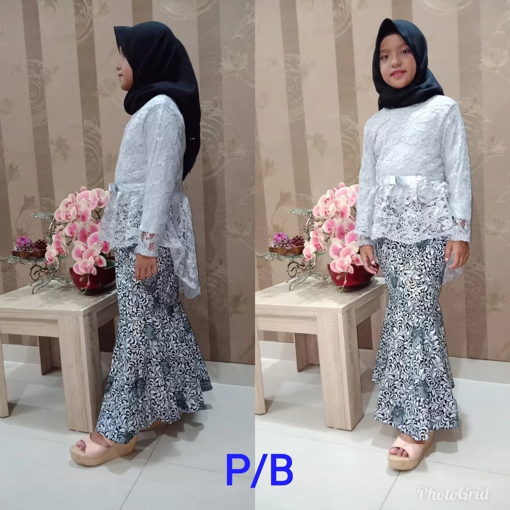 Setelan Kebaya Anak Brukat