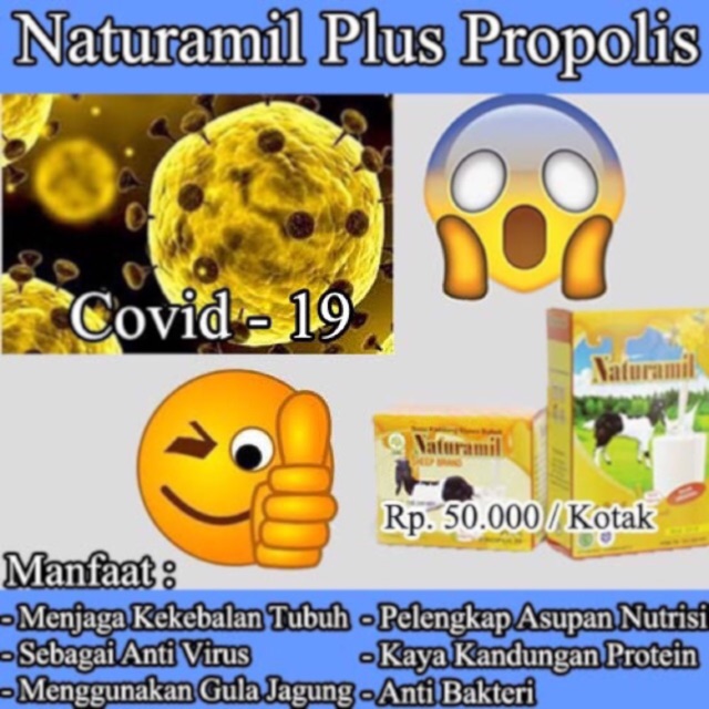 NATURAMIL SUSU KAMBING ETAWA ORGANIK PLUS PROPOLIS DAN JAHE