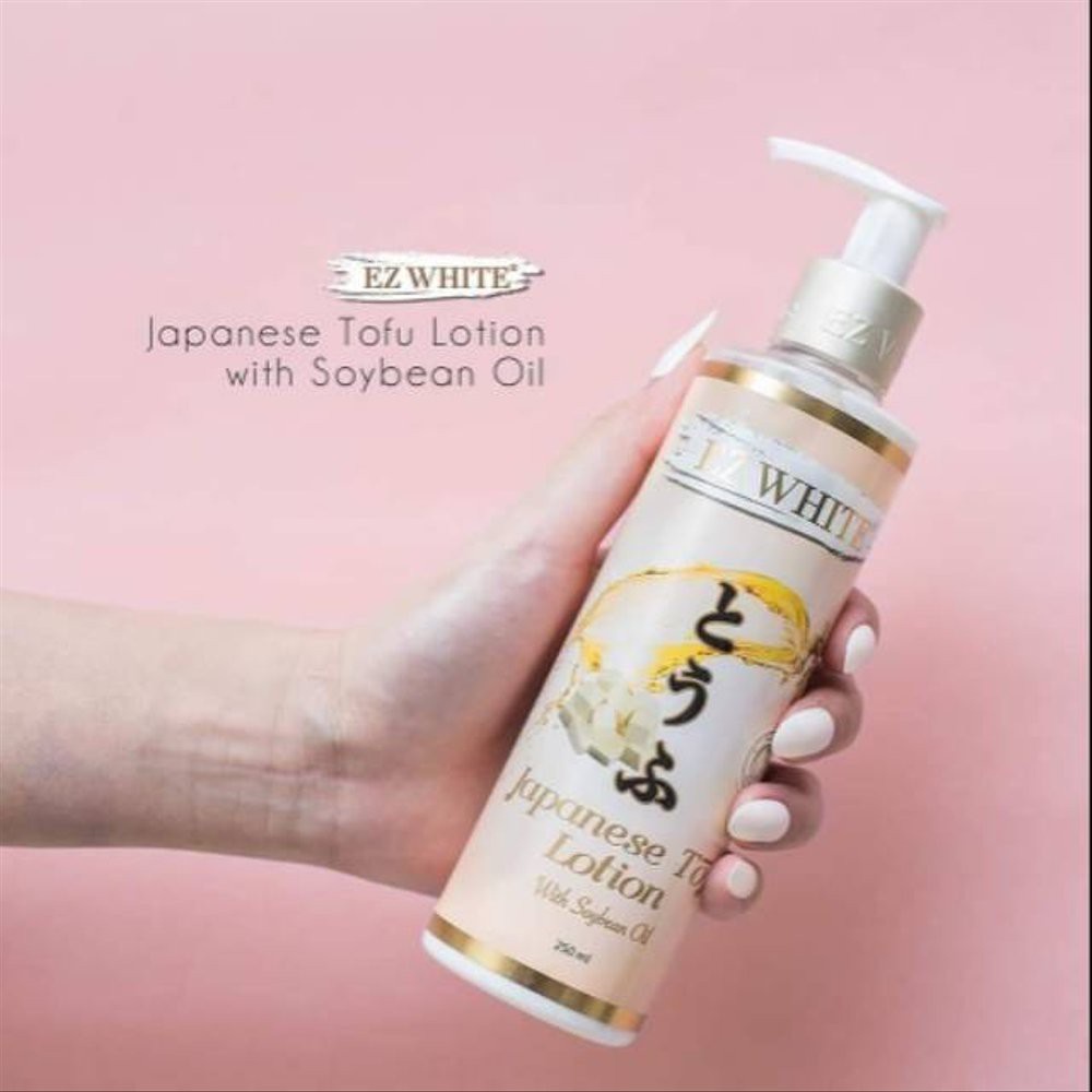 EZ WHITE JAPANESE TOFU / OLIVE GREEN TEA LOTION CREAM (BODY LOTION PEMUTIH) 250ML