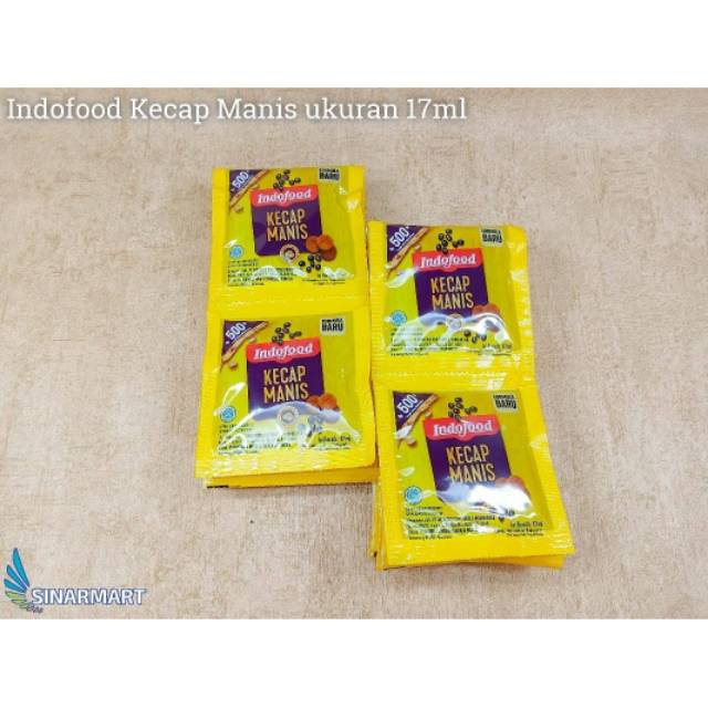 

KECAP MANIS INDOFOOD 17ML RENTENG / RENCENG / SACHET