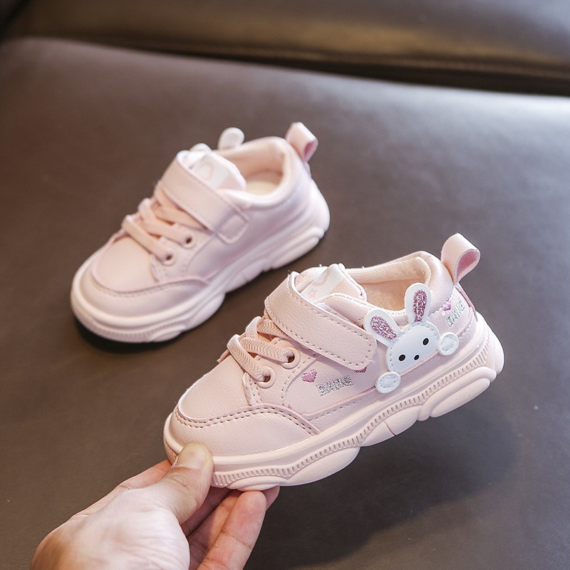 HappyOliver DANGXIA BUNNY Sepatu Anak Perempuan Sneakers Untuk Sekolah Berkualitas Import