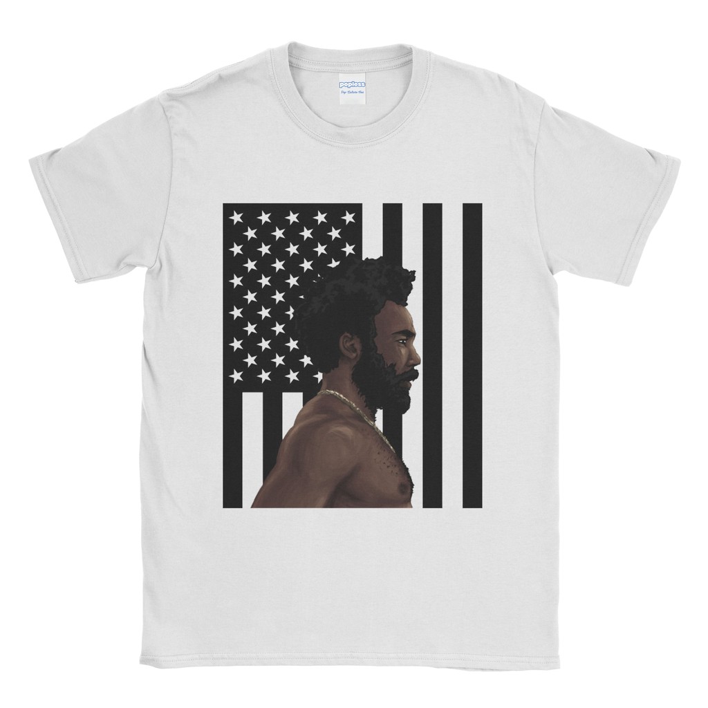 Baju Kaos Tshirt Childish Gambino Flag