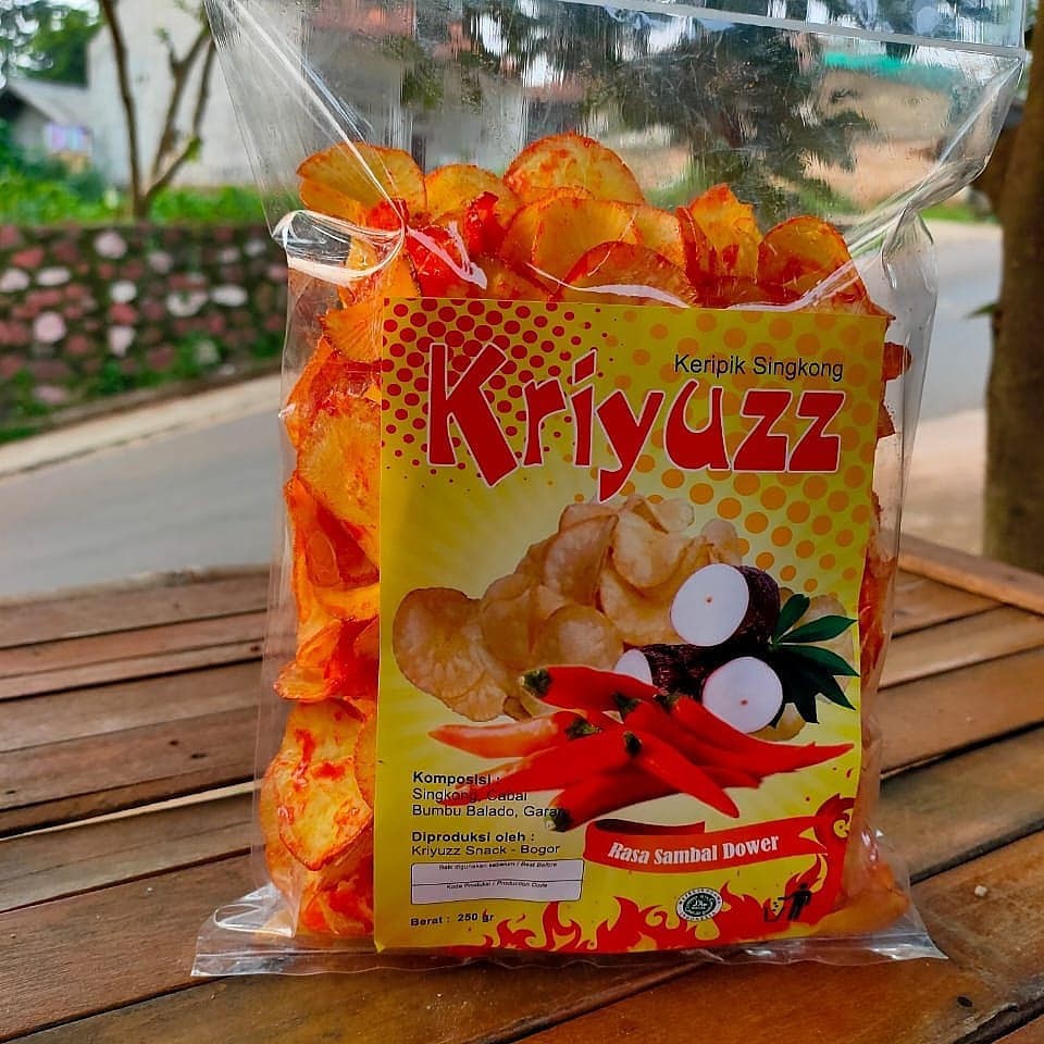 

Kriyuzz Keripik Singkong Sambal Dower