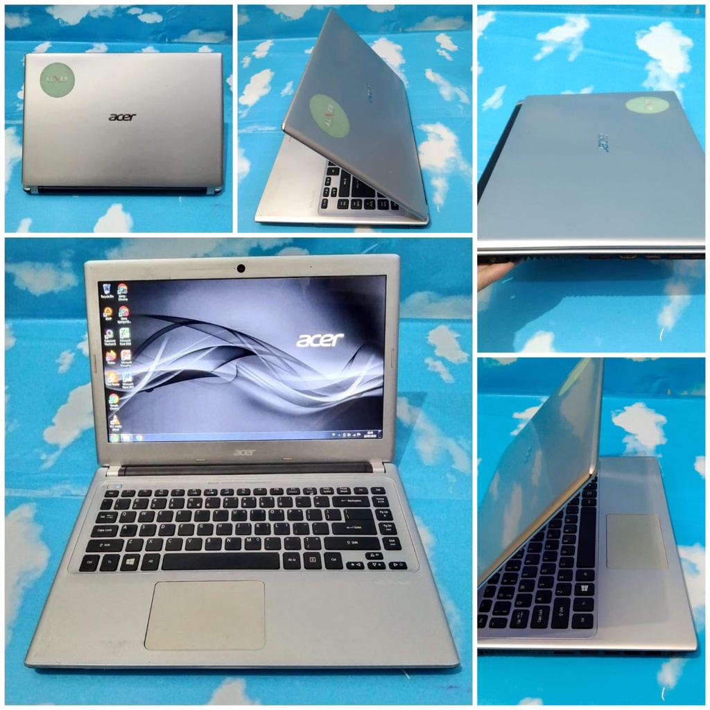 Laptop Leptop Seken Second bekas  ACER RAM 4GB INTEL CORE I3 HDD 500GB LAYAR 14 INCI SLIM MURAH MULUS HANYA 2JTAN 2JUTAAN berkualitas original