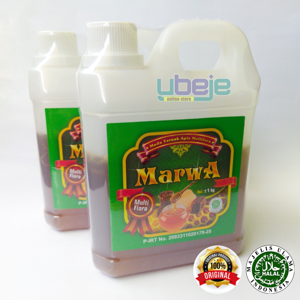 

Madu Multiflora Asli 1kg Al-Ghuroba Mentah Raw Honey Lebah Apis Melifera