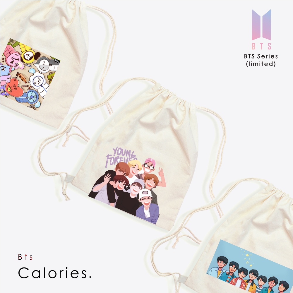 Stringbag / Tas serut Kpop Bts V jungkook RM j Hope jin