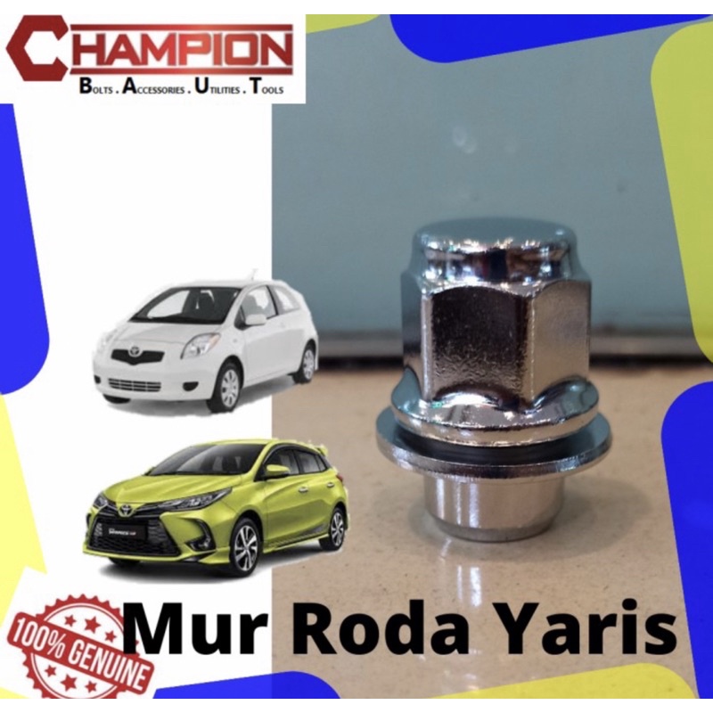 Mur roda Toyota Yaris New Yaris OEM Kunci 21 drat 1.5 High Quality