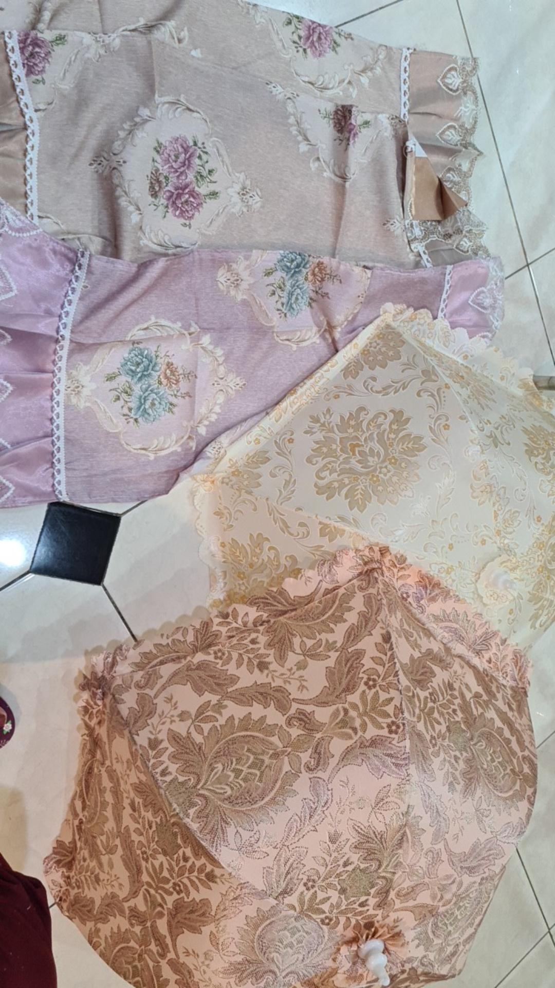Full Pattern Food Cover Round/tudung Saji Bulat Shabby Penutup Makanan