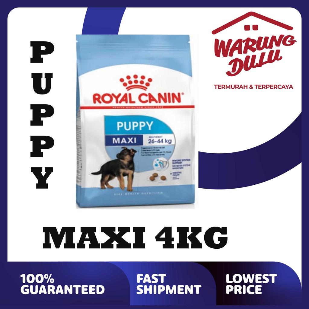 royal canin maxi starter 4kg lowest price