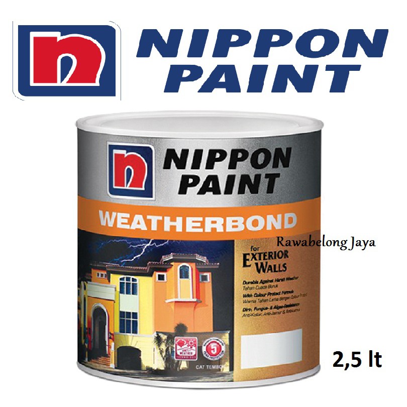  CAT  NIPPON  WEATHERBOND WARNA STANDAR NIPPON  PAINT GALON 