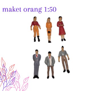 mini figur miniatur  orang  skala 1 50 ORANG  SKALA 1 50 1 