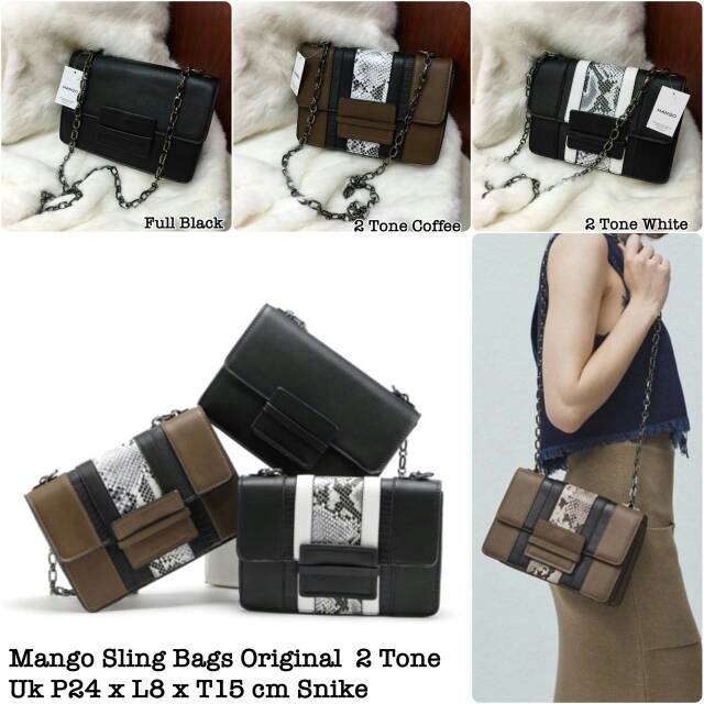 MANGO SLING BAG 2TONE ORIGINAL