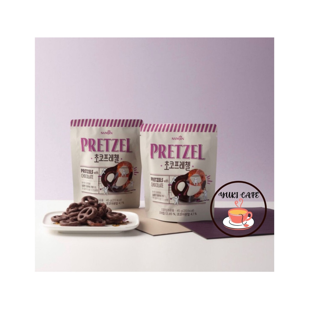 

CHOCOLATE WITH PRETZEL KOREA - SAMJIN CHOCOLATE PRETZELS