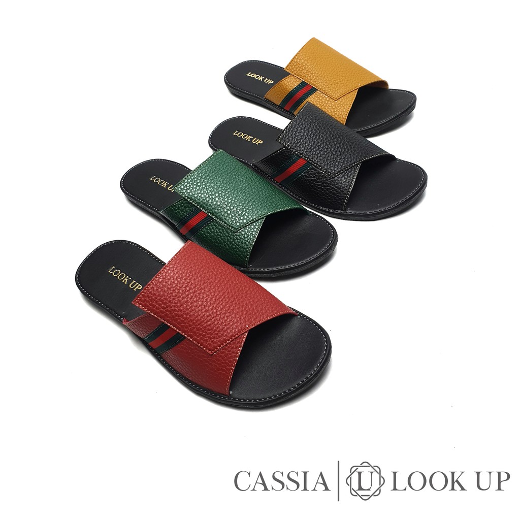 Sandal Papirut Look Up Sandal Wanita Papirut Murah Bisa COD Sandal Kulit Kokop Best PSHCSA - CASSIA