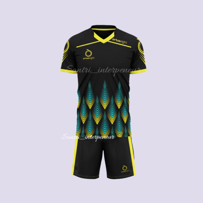 NEW MOTIF set olahraga dewasa jersey futsal / baju bola ortuseight terbaru 2022