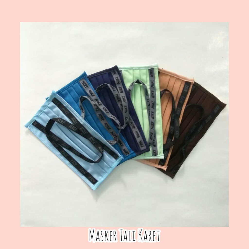 [COD] Masker kain tali karet silang headloop harga satuan