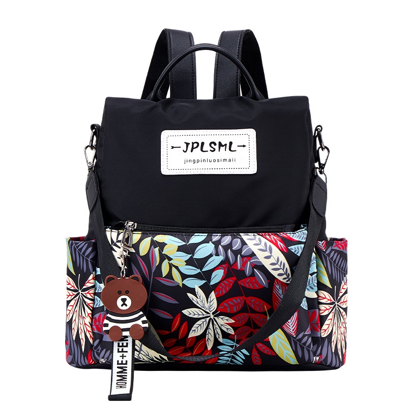 TAS RANSEL WANITA IMPORT KOREA HITAM TA426B5 ELAINE PREMIUM SEKOLAH BACKPACK GENDONG PUNGGUNG KULIAH KERJA BRANDED BATAM ANTI AIR