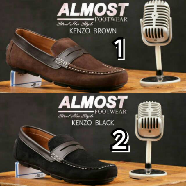 SEPATU CASUAL FORMIL PRIA ORIGINAL ALMOST KENZO