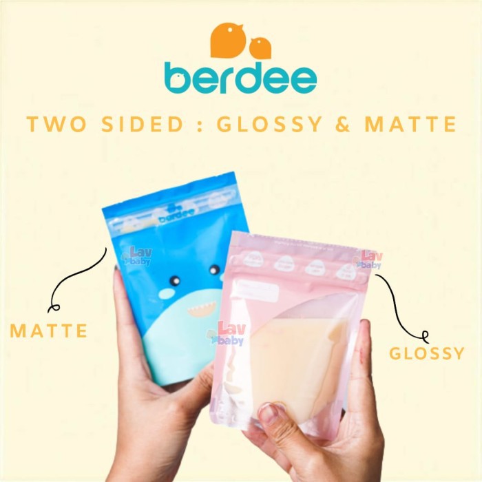 Kantong ASI Berdee 150ml Breastmilk Berdee 150ml Sharke - Biru